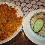 インド料理専門店 クシュクシュ - 2017　6/24　ビリアーニ・インド風チャーハン・インドのバスマティライス使用