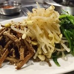 韓国料理 サムギョプサル どやじ - ナムル盛り合わせ