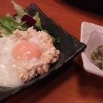 AJITO - 鶏そぼろのポテトサラダ＆たこわさ