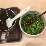 玉子焼専門店 松竹 - ソースとミツバ
