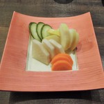 金爾 - お漬物盛り合わせ