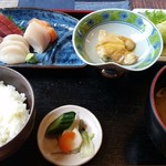 飯床路 - 刺身定食(税込1,000円)
