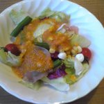グルービー 大甕店 - 前菜のサラダ
