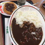 Taishuushokudouhandaya - 黒チキンカレーダブル 500円   ハムカツ 140円
                      カレーが倍です