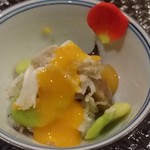 馳走菴 ひじり - 渡りガニの黄身酢和え