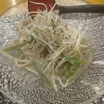 馳走菴 ひじり - じゅんさい乗せ9割蕎麦