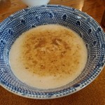 極濃湯麺 フタツメ - 【2017.6.25(日)】排骨もりタンメン(並盛・250g)1,000円のスープ