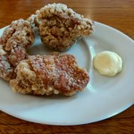極濃湯麺 フタツメ - 【2017.6.25(日)】から揚げセット180円のから揚げ