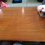 極濃湯麺 フタツメ - 【2017.6.25(日)】座敷のテーブル