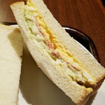 上島珈琲店 - コールスローとたまごサラダのハイブリッド！！