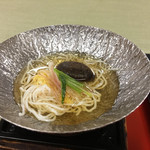 水明館 - 椀替り 魚素麺鍋