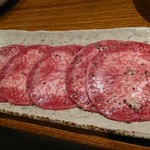 焼肉屋かねちゃん - ネギ塩牛タン　1,300円