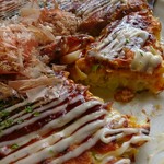 Okonomiyaki Shimada - 断面①