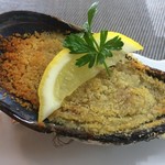 リストランテ マツシマ - ムール貝のチーズパン粉焼き