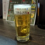 つかふき屋 - 生ビール