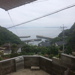 リストランテ マツシマ - テラスから港を見下ろす眺め