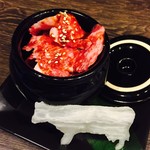 個室焼肉ひごや - 黒毛和牛切り落としカルビ