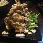 Robatadokoro Isshin - 鶏そぼろと塩昆布入りのポテサラです