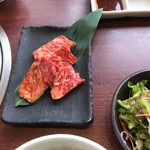 Sumibiyakinikunote - 坦々冷麺ランチの追加肉