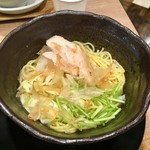 ロンフーダイニング - ハーフ麺 (鶏塩そば)