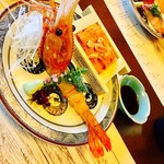 造里　牡丹海老　箱雲丹