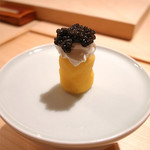 寿しの吉乃 - インカの目覚めのマッシュポテト マスカルポーネチーズ フレッシュキャビア