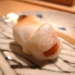 寿しの吉乃 - 自家製カラスミと焼き餅