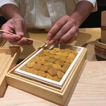 すし 陸 - 礼文島の特大粒ウニ