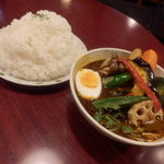 スープカレー専門店 すずな - ちきん野菜スープカレー　1200円