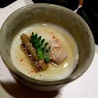 西新初喜 本店 - 新牛蒡と里芋のかにあんかけ