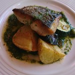 天然スズキのポアレ