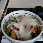 オホーツクバザール 直営レストラン - 山かけザンギ丼