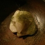 ドンブラボー - 鮎のコンフィ、べったら漬、かぶ