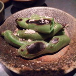 瑳こう - 先付け(焼き枝豆)