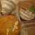 小麦の丘 - 料理写真:アーモンドのパン、白いクロワッサン、モンブランタルト