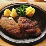 アメリカ屋 - ワイルドビーフハンバーグ（Lサイズ300g）…税別1790円