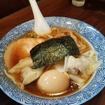 Maruhiro - 中華そば+ワンタン+味玉