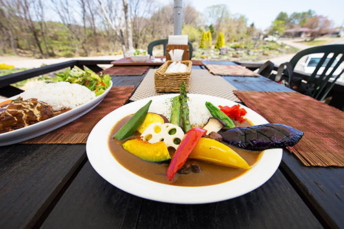 ペレニアルロックガーデン春子谷地 cafe ミルクの里 - 滝沢市その他（カフェ）の写真