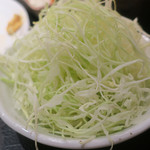 もち豚とんかつ たいよう - キャベツおかわり
