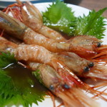 イチリン ハナレ - 前菜５種：ボタンエビの紹興酒漬け
