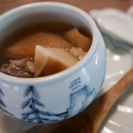 イチリン ハナレ - すっぽん・ふかひれ・鮑・冬瓜・貝柱スープ（取り分け後）