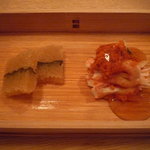 八雲茶寮 - 子持ち昆布　　香箱ガニ