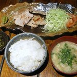 豚飯家マルイチ - いきさん牧場直送「豚焼き定食」