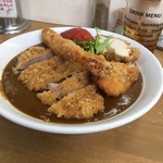 食い味の道有楽 - ぶっかけデミグラ[トマト]カレー・C店主お任せ