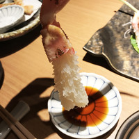 はれや別邸 - カニ刺しリフト～♪