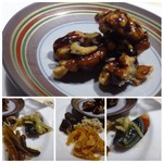 TTOAHISU - ＊鶏をあまり好まない私にはお気遣いくださり「胡桃」のお料理を。蜜揚げのような印象ですが、これ美味しい。 他のお料理もそれぞれ味わいが違い美味しいこと。