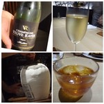 TTOAHISU - この日いただいたお酒。価格は外税。 ◆グラスワイン（1500円×２）・・スッキリした味わいで飲みやすい。 ◆紹興酒（500円）