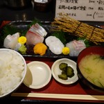 和食居酒屋 酒彩 暖味 - 「刺身定食 5点盛り」