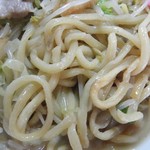 中華園 - 皿うどん太麺の麺