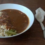 喫茶ミンカ - 玄米とひよこ豆のカレー